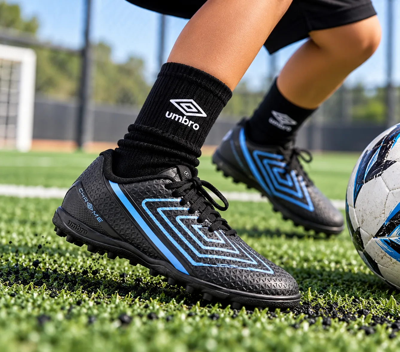 Chuteira Society Umbro Infantil Chrome - Imagem 3